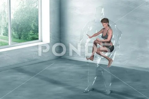 Caught in overweight Stock Photos