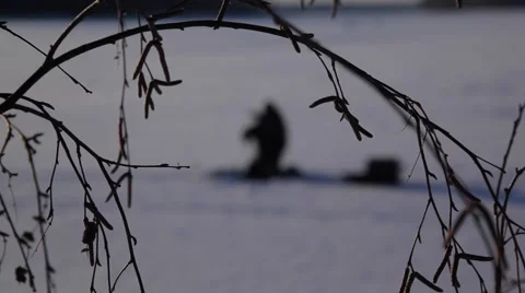 Caught perch Video stock 49203816