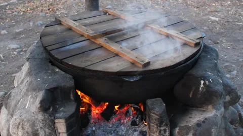 Cauldron 5 Stock Footage 887691