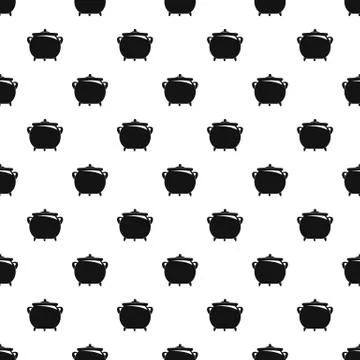 Cauldron pattern seamless vector Illustrazione stock