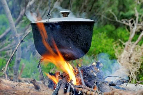 Cauldron 스톡 사진