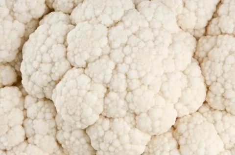 Cauliflower close-up texture Stock Photos