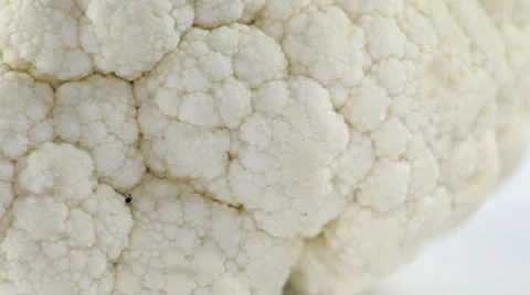 Cauliflower close up view from the front Stock-Footage 25431250
