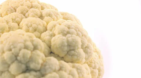 Cauliflower front view Stock-Footage 25430757