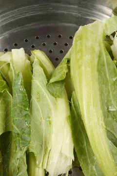 Cauliflower leaves Stock Photos