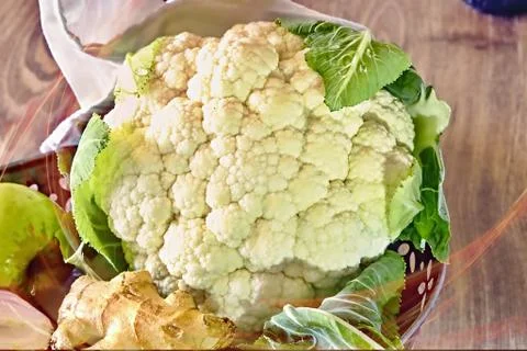 Cauliflower raw Stock Photos