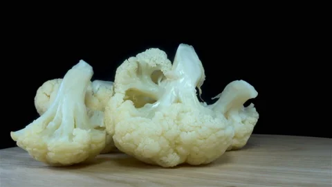 Cauliflower rotate in 4K Stock Footage 146678698