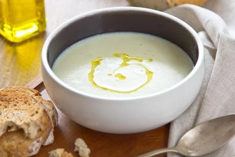 Cauliflower soup 写真素材