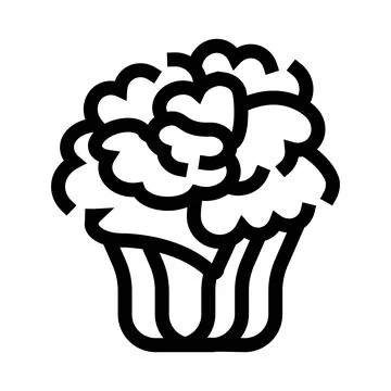 Cauliflower vegetable icon representing healthy organic food Illustrazione stock