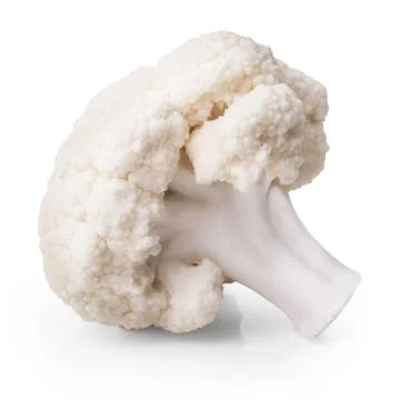 Cauliflowerisolated on white background Stock Photos