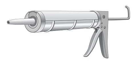 Caulk Gun Illustrazione stock
