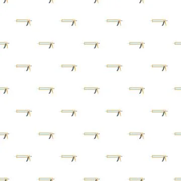 Caulking gun tool pattern illustrating construction and repair イラスト素材