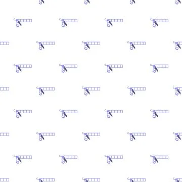 Caulking gun tool seamless pattern repeating background Stock Illustration