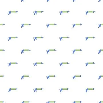 Caulking gun tools creating seamless renovation pattern Stockillustratie