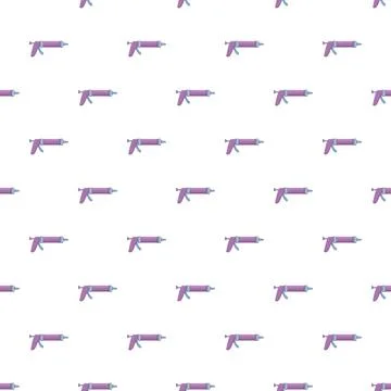 Caulking gun tools creating seamless diy repair pattern 스톡 일러스트