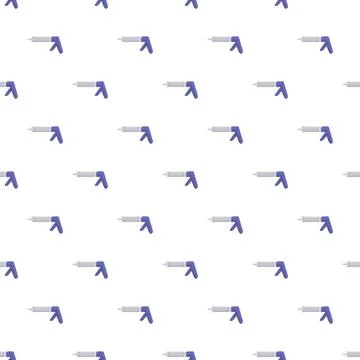 Caulking guns pattern for construction and home repair Stock Illustration