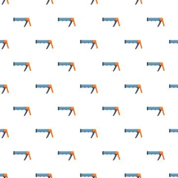 Caulking guns pattern for construction and diy work イラスト素材