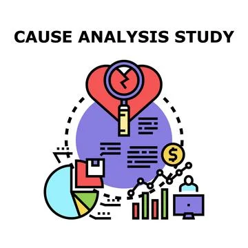 Cause analysis study problem solving strategy イラスト素材