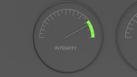 Cause and effect relation between integrity and respect. Influence of integrity Stock Footage 319005681