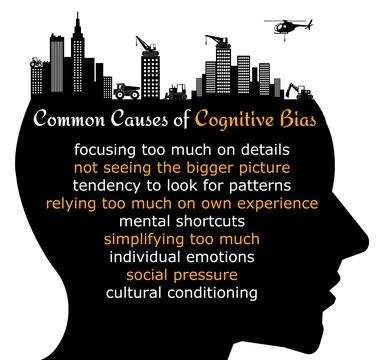 Causes cognitive bias Stock-Illustration