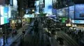 Causeway Bay, Crowded Street, Hong Kong Crowds Rush Hour Car Traffic time lapse HD Footage