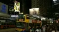Causeway Bay, Hong Kong Crowds Rush Hour Shopping Area, Crowded Night Traffic HD Footage