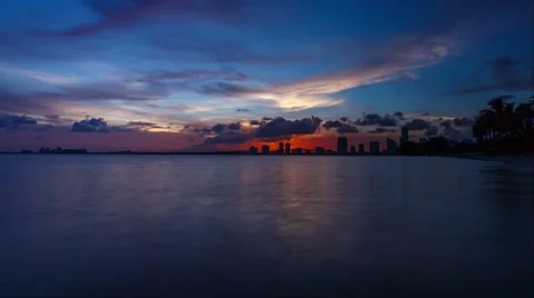 Causeway sunset Video stock 51590908