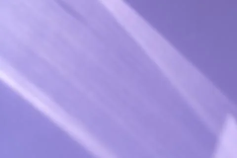 Caustic effect light refraction on lilac wall overlay photo mockup, blurred sun Stock Photos