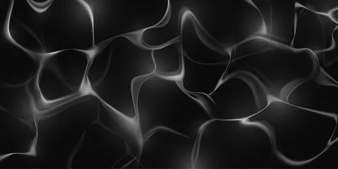 Caustic light patterns on black background Stock Illustration