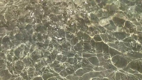 Caustic in sea water with sandy bottom Video stock 81802447