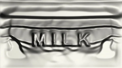 Caustics milk Stock Footage 50632145