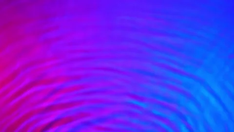 Caustics Ocean Waves with Purple and Blue Gradient Stock Footage 307613440