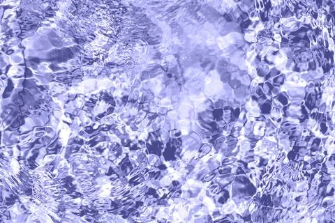 Caustics on the surface of the sea. Foto stock