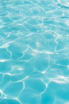 Caustics on the surface of the sea. Stock Photos