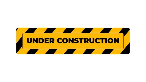 Caution Construction Board Stock Footage 335679470
