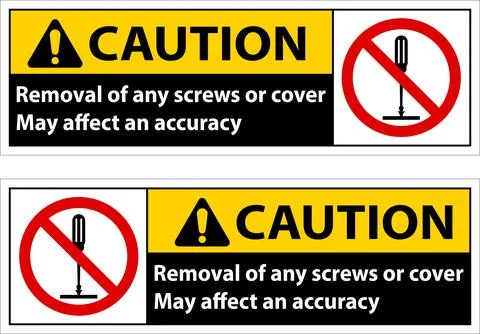 Caution Mechanical Hazard Of Jam Or Cut Inside Keep Hand Clear Ilustração Stock