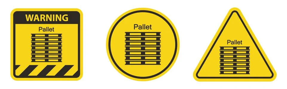 Caution PPE Icon.Stack Correctly Symbol Sign Isolate On White Background Illustrazione stock