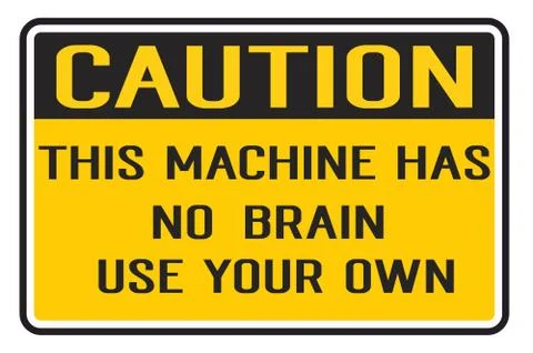 Caution sign Stock Illustration