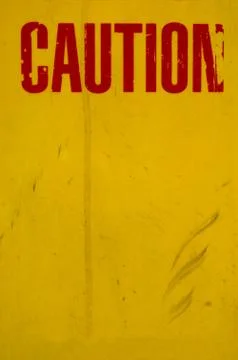 Caution sign Stock Photos
