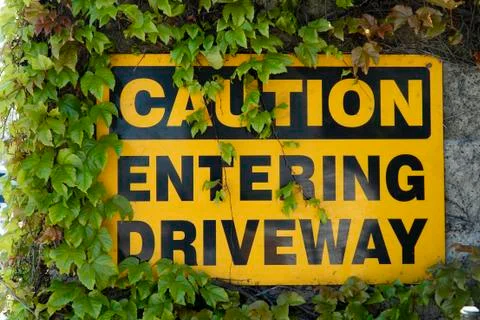 Caution Sign Foto stock