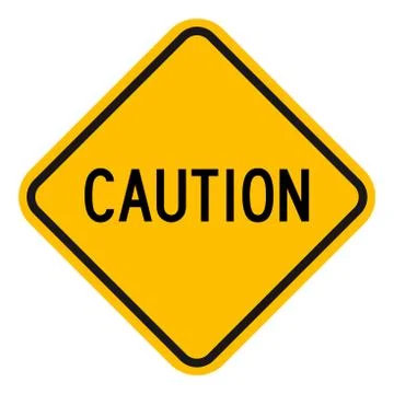 Caution sign warning symbol vector illustration Stock Illustration