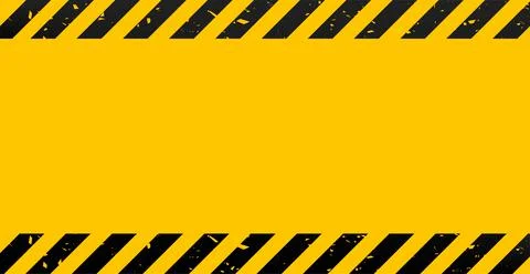 Caution tape. Caution yellow warning lines isolated on white Stock Illustration