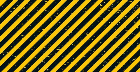 Caution tape. Caution yellow warning lines isolated on white Stock Illustration