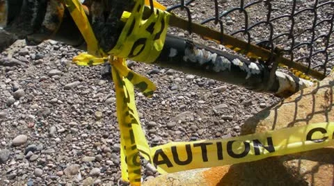 Caution tape Vidéo 8849994