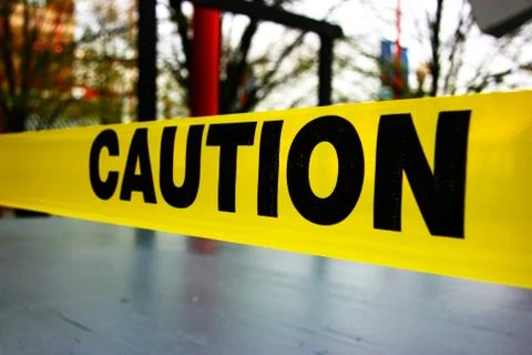 Caution tape Stock Photos