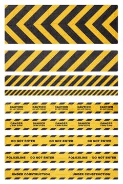 Caution tape Stock Photos