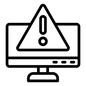 Caution Vector Icon Design Illustration Stock Illustration