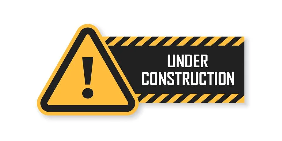 Caution, warning icon in flat style. Stop vector illustration on isolated b.. Stock Illustration