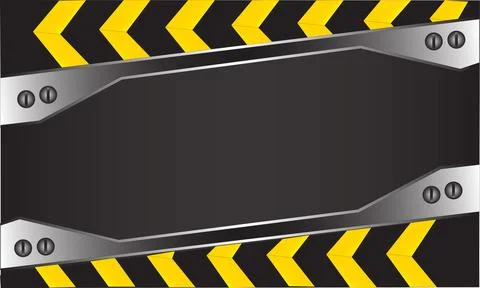 Caution warning line icon vector. caution yellow danger tape warning line. Stock Illustration