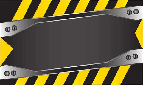 Caution warning line icon vector. caution yellow danger tape warning line. Stock Illustration